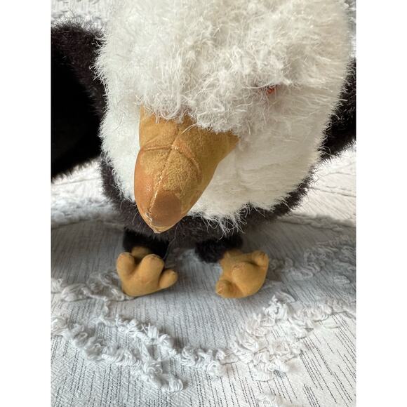Furry Folk Puppet Folkmanis Bald Eagle Plush Made in USA - Picture 2 of 14